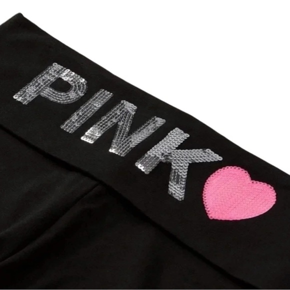 Victoria’s Secret PINK Originals Cotton Foldover Flare Leggings - Picture 5 of 5